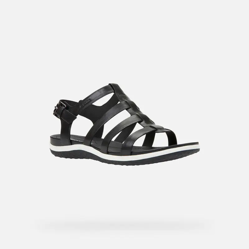 GEOX Scarpe Sandal Vega Donna Nero miniatura 2
