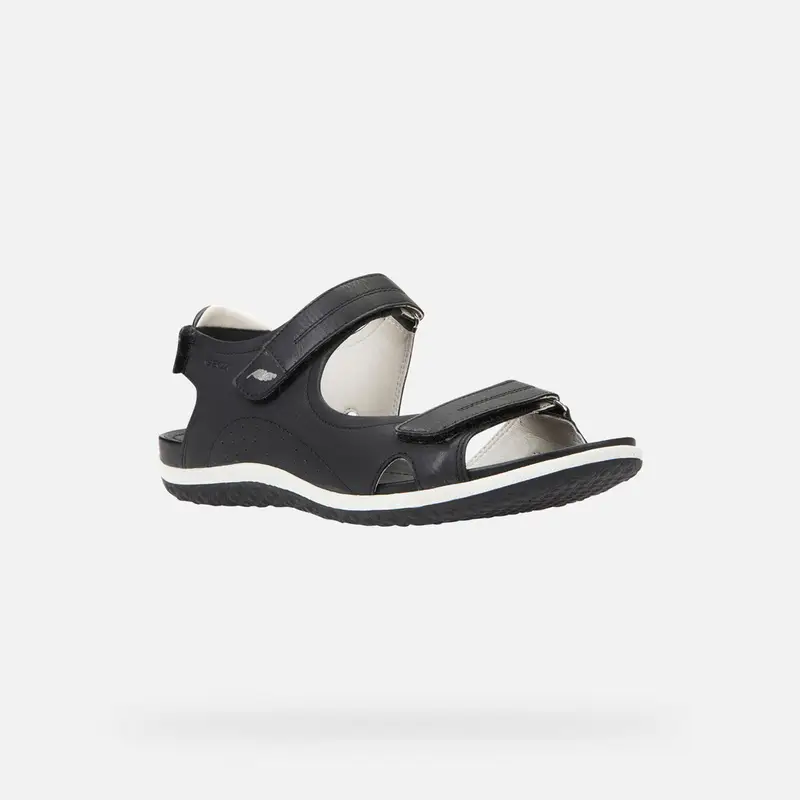 GEOX Scarpe Sandal Vega Donna Nero miniatura 2