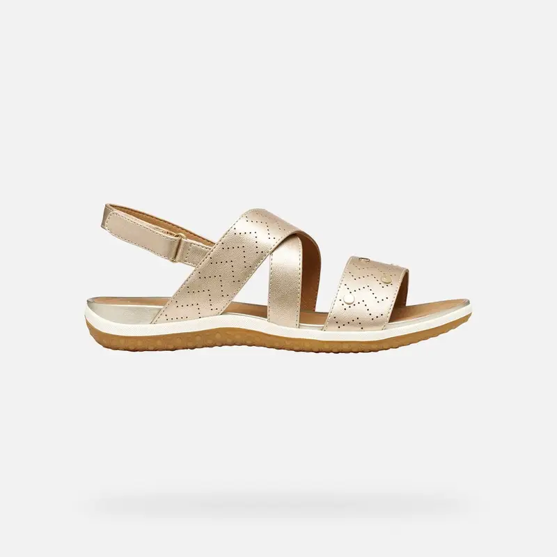 Scarpe Sandal Vega Donna Oro Chiaro