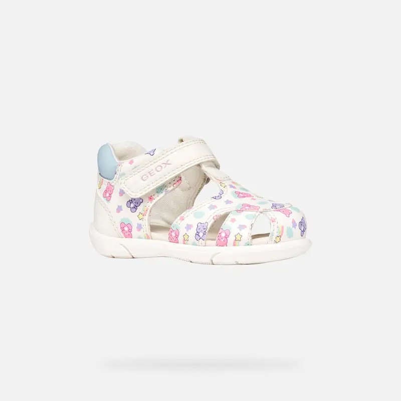 Scarpe Sandal Zapito Neonata Bianco/blu Chiaro miniatura 3