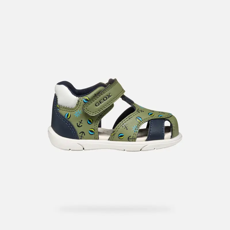 GEOX Scarpe Sandal Zapito Neonato Pistacchio/blu Navy