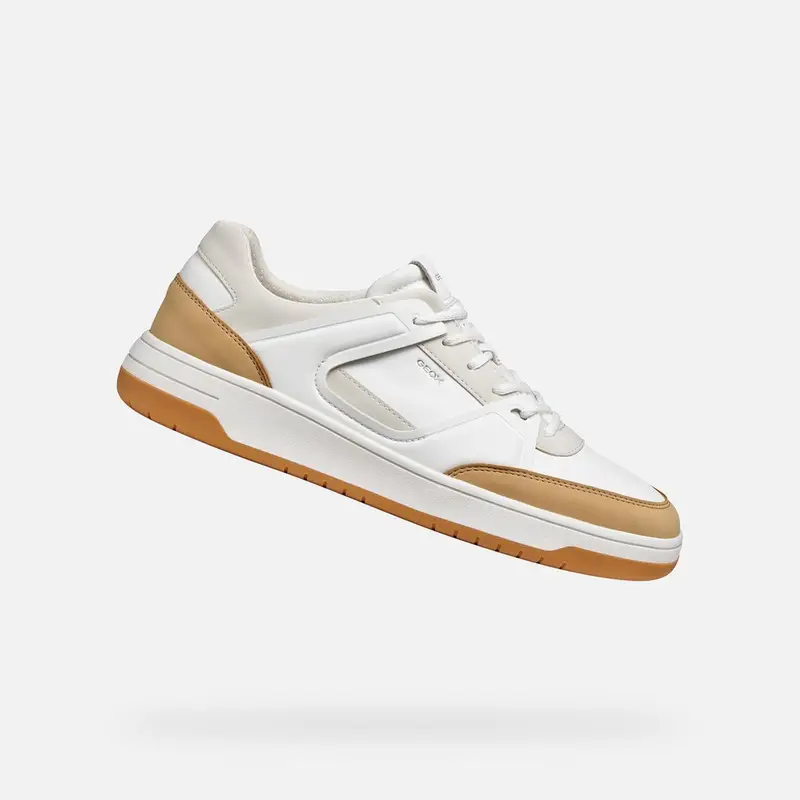 Scarpe Sedral Court Uomo Cuoio/bianco miniatura 2