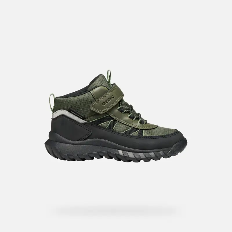 GEOX Scarpe Simbyos Abx Bambino Verde Scuro/nero
