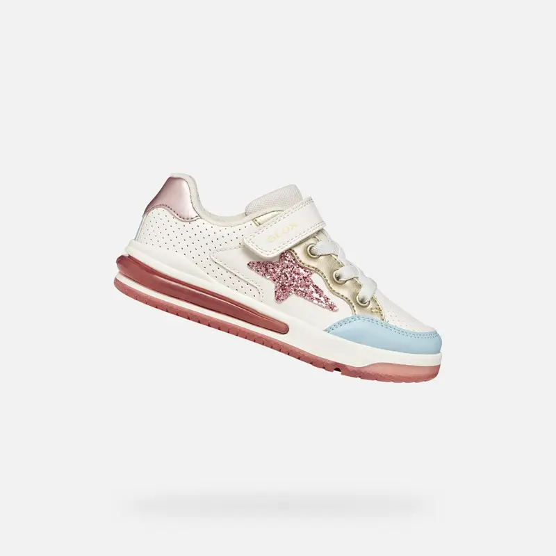 Scarpe Sketlite Bambina Bianco/rosa Chiaro miniatura 2