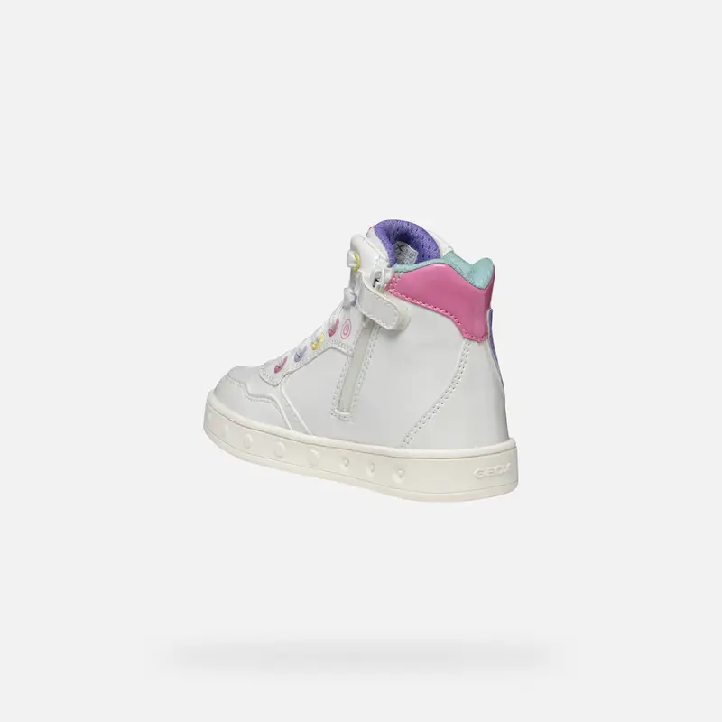 GEOX Scarpe Skylin Bambina Bianco/multicolore miniatura 3