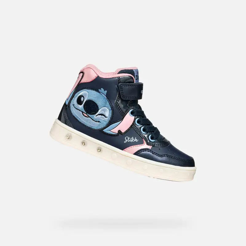 Scarpe Skylin Junior Blu Navy/rosa miniatura 2