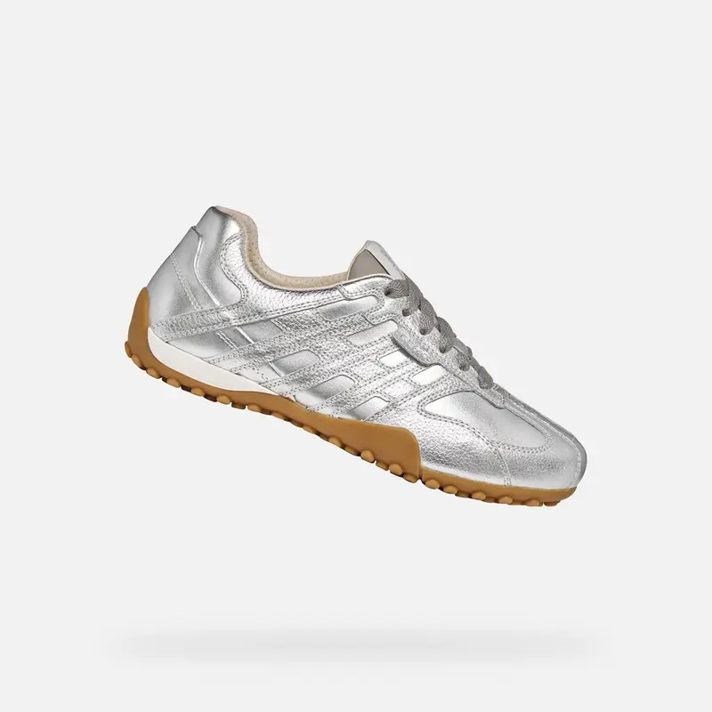 Scarpe Snake Original Donna Argento miniatura 2