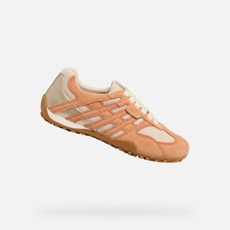 Scarpe Snake Original Donna Bianco Latte/beige Rosato miniatura 2