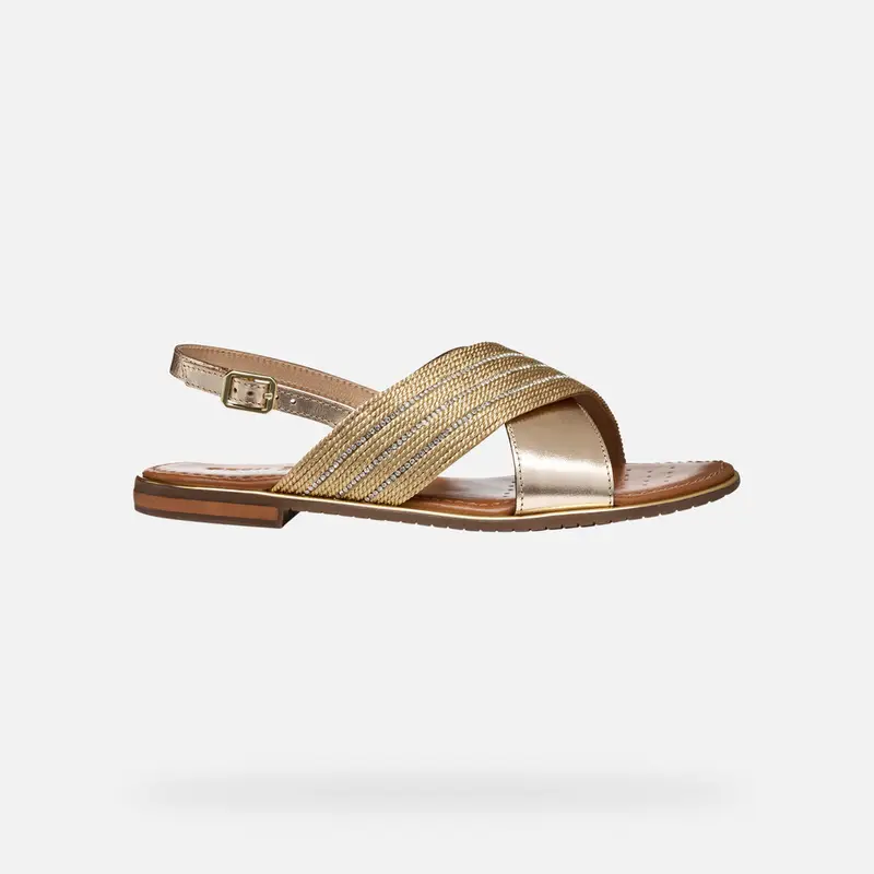 GEOX Scarpe Sozy Plus Donna Oro Scuro/oro Chiaro