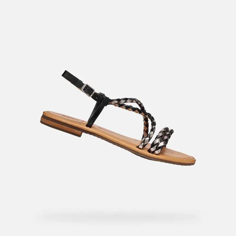 Scarpe Sozy S Donna Nero/beige miniatura 2