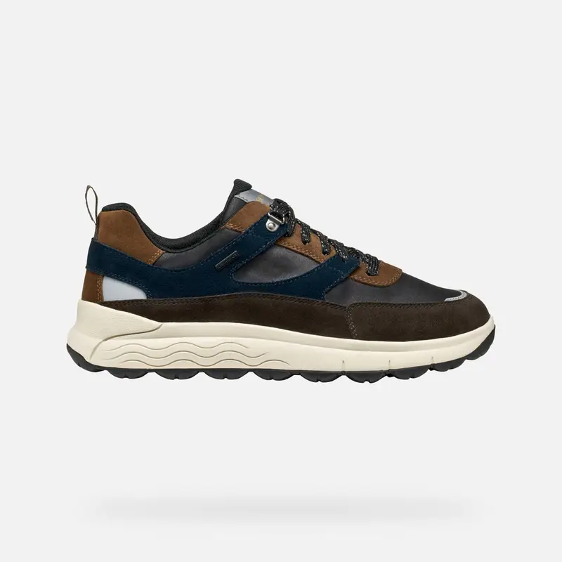 Scarpe Spherica 4x4 Abx Uomo Marrone Scuro/blu Navy