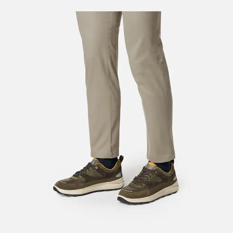 Scarpe Spherica 4x4 Abx Uomo Verde Militare/marrone Scuro miniatura 3