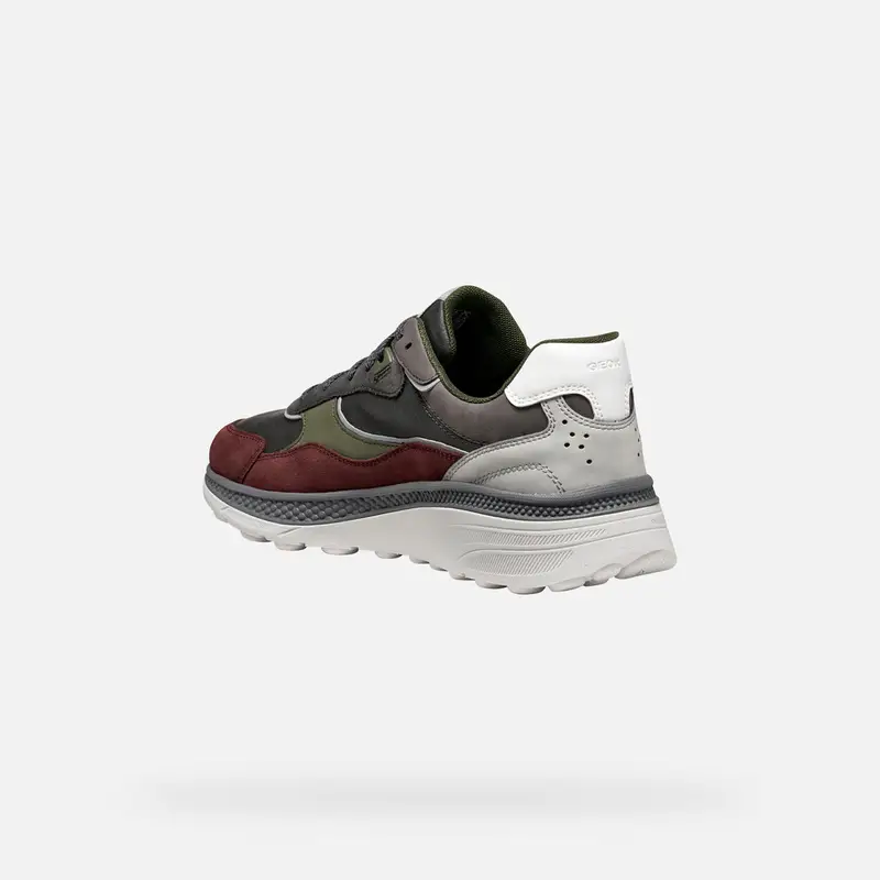 GEOX Scarpe Spherica Actif X1 Uomo Antracite/bordeaux miniatura 3