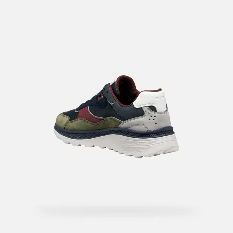 GEOX Scarpe Spherica Actif X1 Uomo Blu Navy/verde Muschio miniatura 3