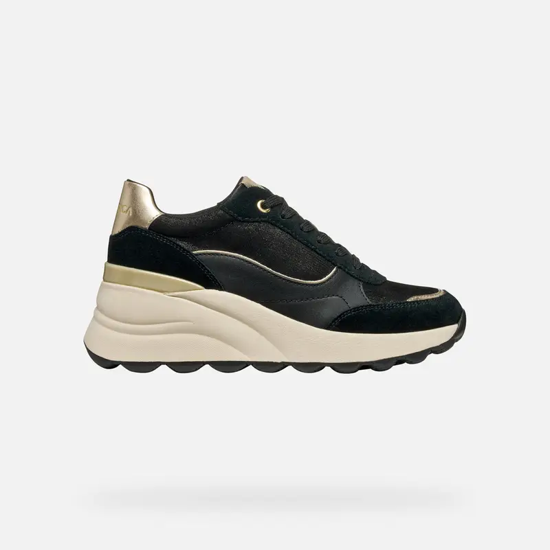 GEOX Scarpe Spherica Ec13 Donna Nero