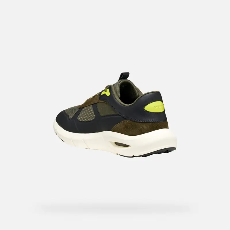 GEOX Scarpe Spherica Ecub-5 Uomo Verde Militare/nero miniatura 3