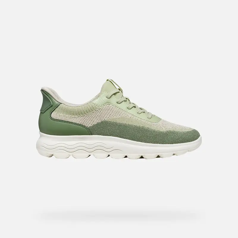 Scarpe Spherica Plus Donna Bianco Latte/verde Oliva
