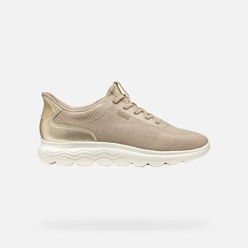 GEOX Scarpe Spherica Plus Donna Taupe Chiaro/oro Chiaro