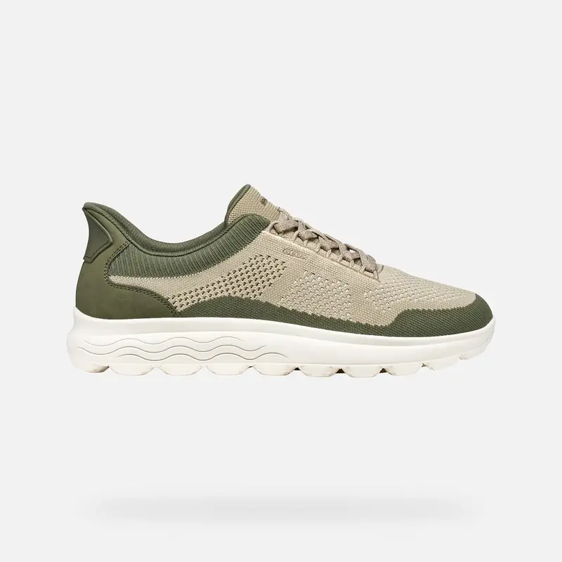 Scarpe Spherica Plus Uomo Verde Oliva/beige