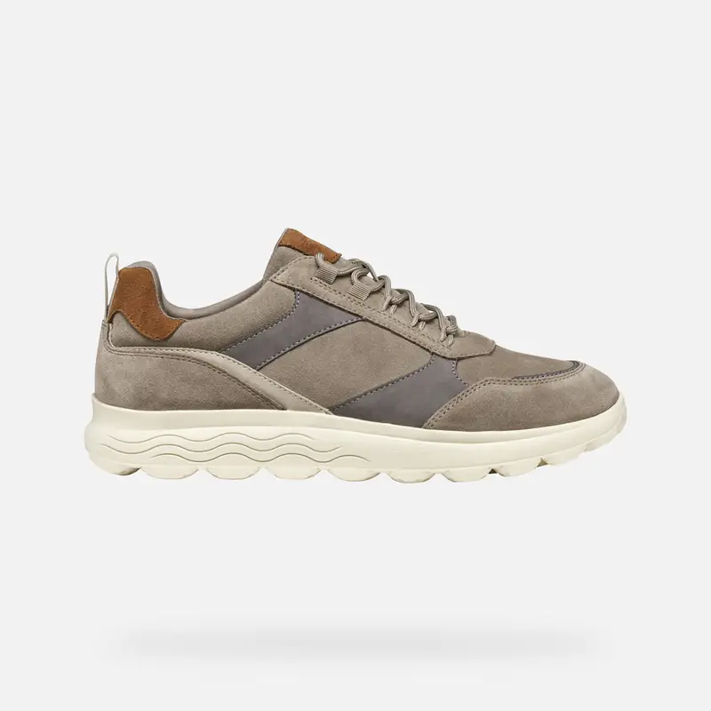 GEOX Scarpe Spherica Uomo Taupe/grafite