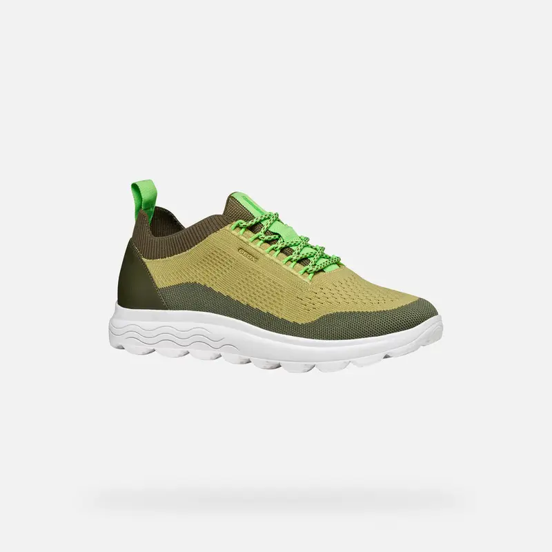 GEOX Scarpe Spherica Uomo Verde Chiaro/verde Oliva miniatura 2