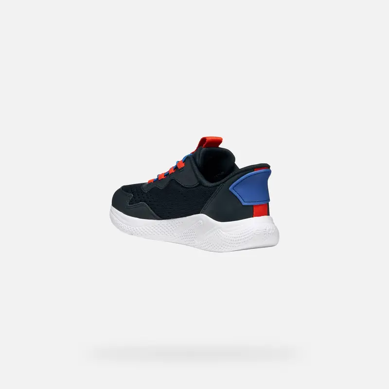 GEOX Scarpe Sprintye Fast In Bambino Blu Navy/rosso miniatura 3