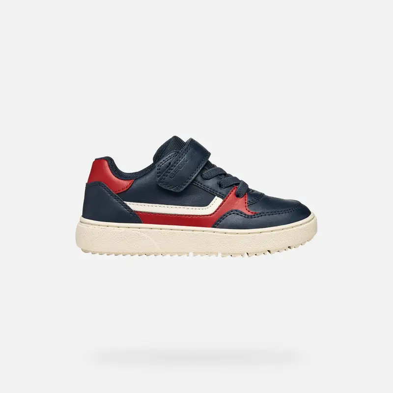 GEOX Scarpe Theleven Bambino Blu Navy/rosso