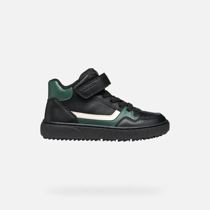 GEOX Scarpe Theleven Bambino Nero/verde