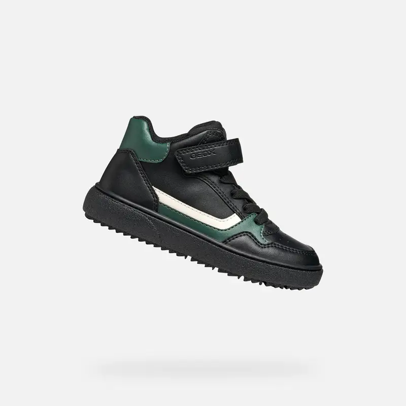 Scarpe Theleven Bambino Nero/verde miniatura 2