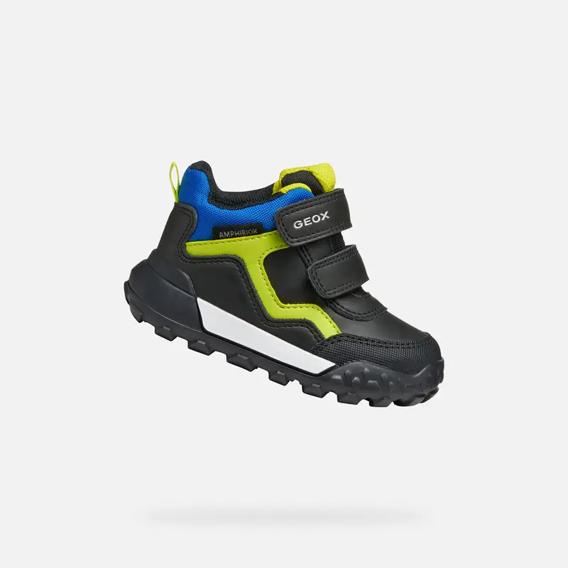 Scarpe Trekkyup Abx Baby Nero/verde Fluo miniatura 2