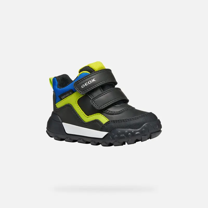 Scarpe Trekkyup Abx Baby Nero/verde Fluo miniatura 3