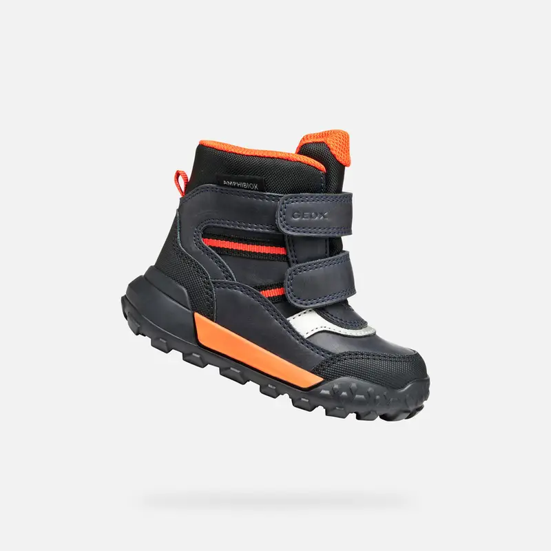 Scarpe Trekkyup Abx Bimbo Blu Navy/arancione miniatura 2