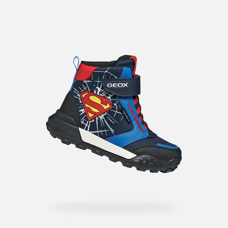 Scarpe Trekkyup Abx Junior Blu Navy/rosso miniatura 2