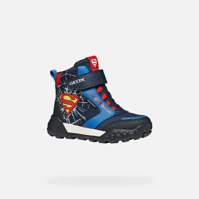 Scarpe Trekkyup Abx Junior Blu Navy/rosso miniatura 3