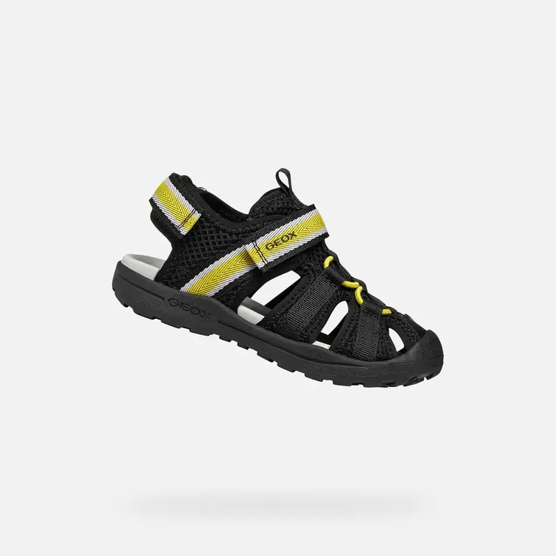 Scarpe Vaniett Bambino Nero/giallo miniatura 2