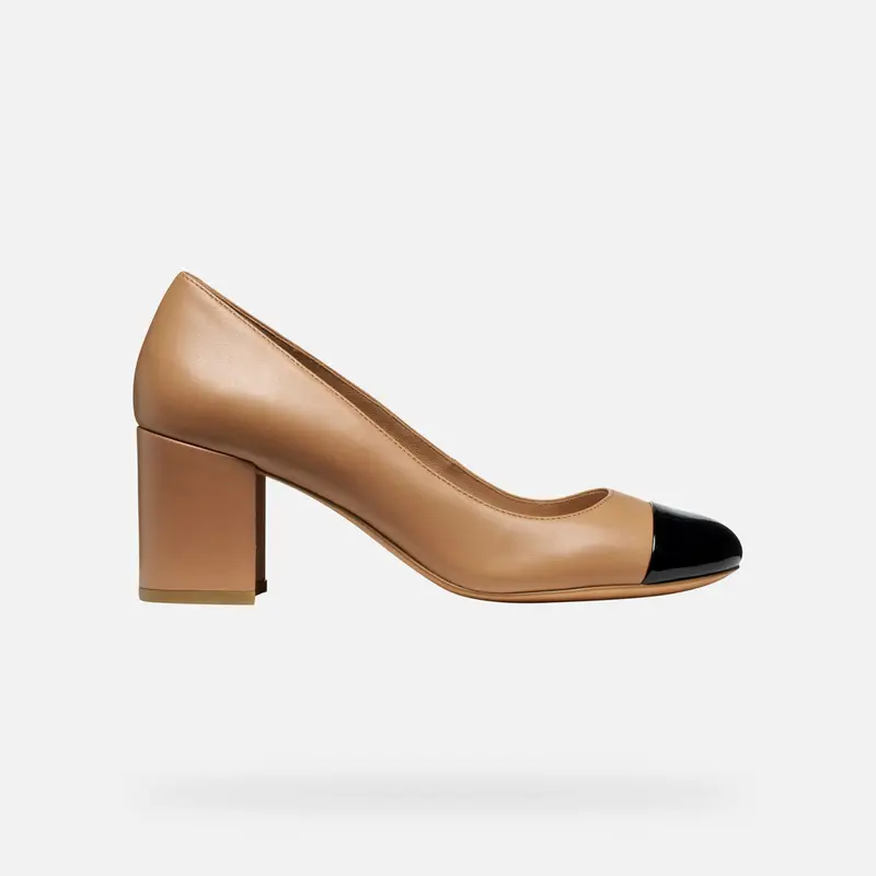 GEOX Scarpe Virnilisa 65 Donna Beige/nero