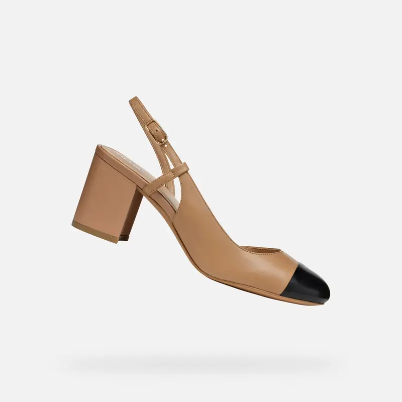 Scarpe Virnilisa 65 Donna Beige/nero miniatura 2