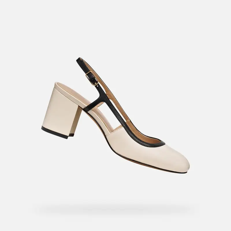 Scarpe Virnilisa 65 Donna Bianco Latte/nero miniatura 2