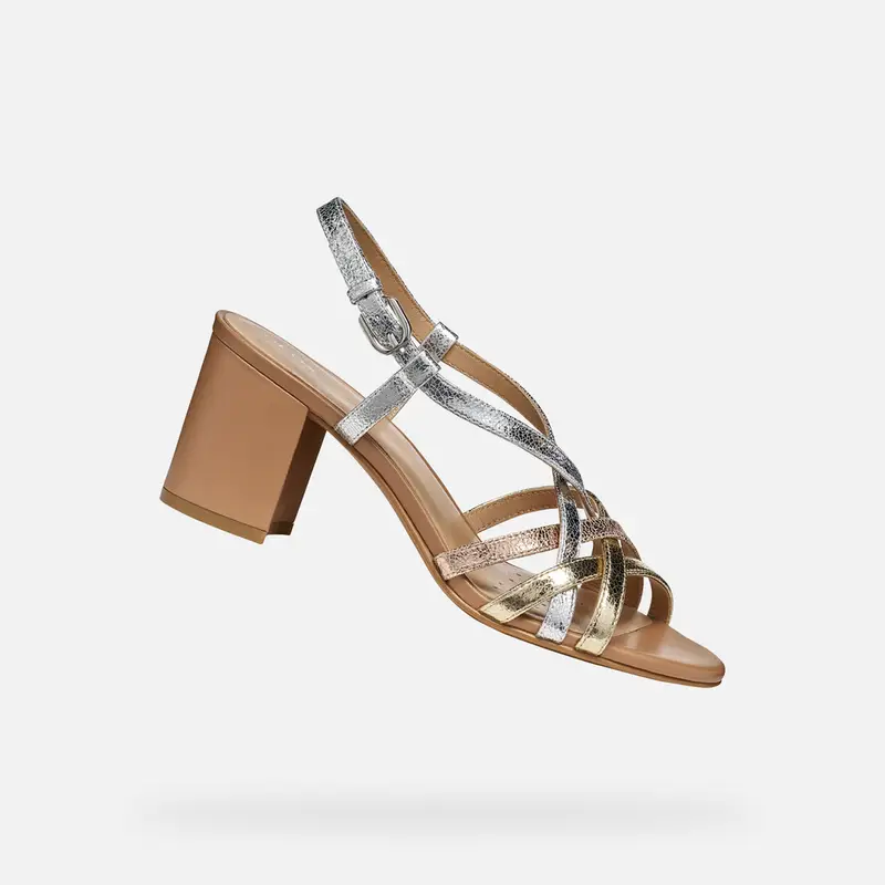 Scarpe Virnilisa 65 S Donna Argento/oro Chiaro miniatura 2