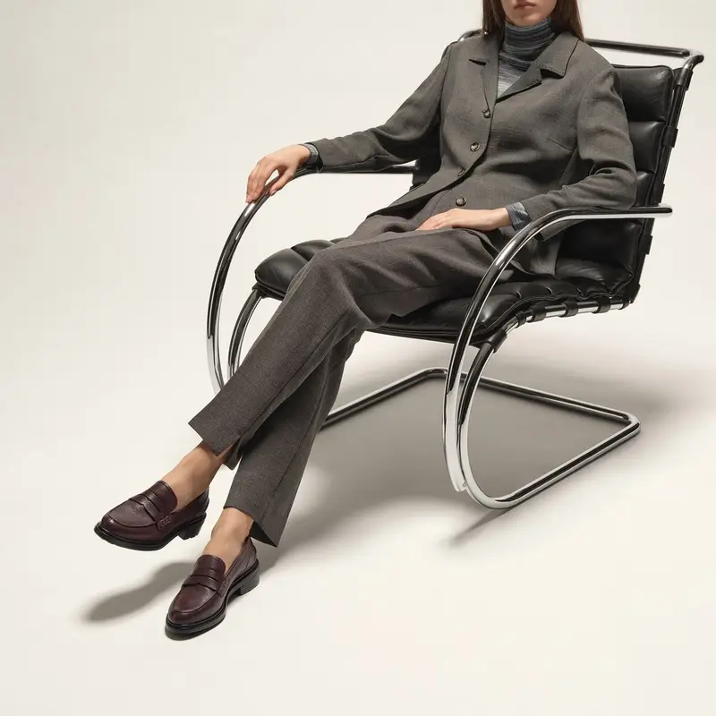 Scarpe Walk Pleasure Donna Bordeaux miniatura 3