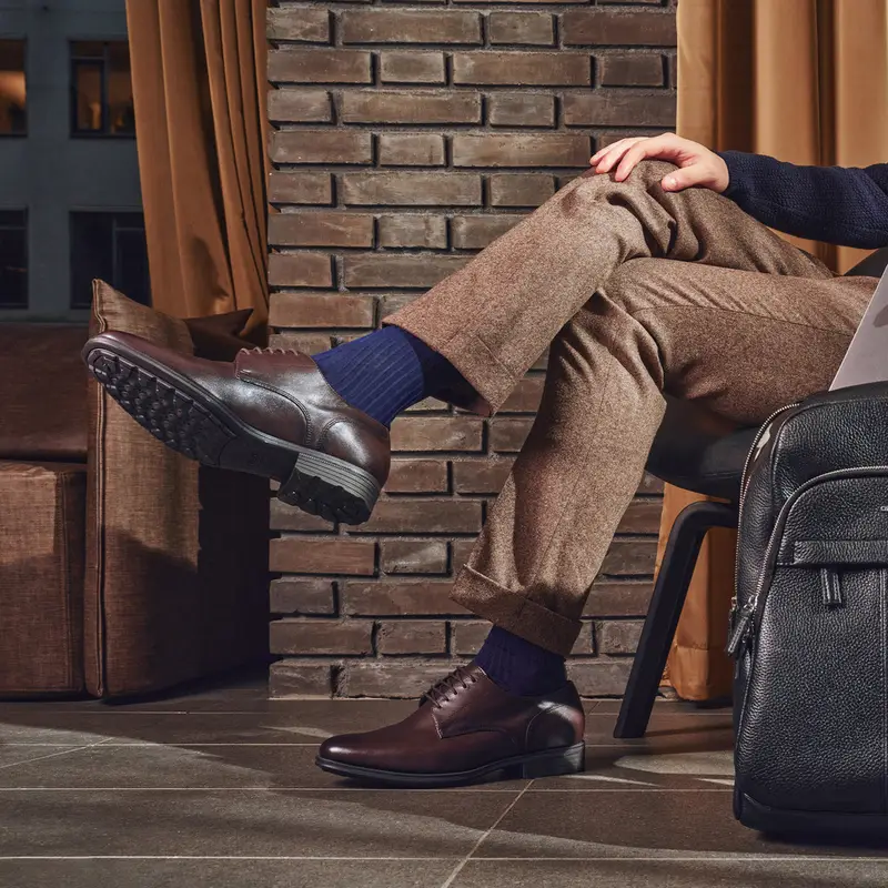 Scarpe Walk Pleasure F Uomo Testa Di Moro miniatura 3