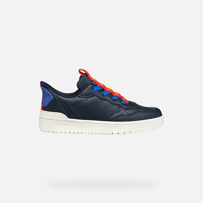 GEOX Scarpe Washiba Fast In Bambino Blu Navy/rosso