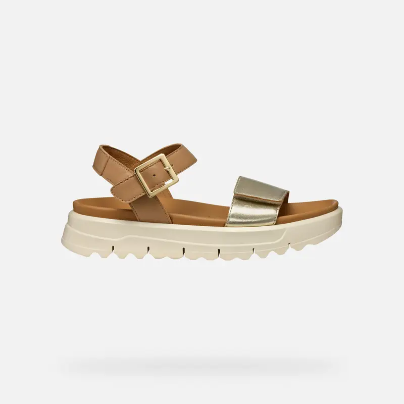 GEOX Scarpe Xand 2.1s Donna Oro Chiaro/beige