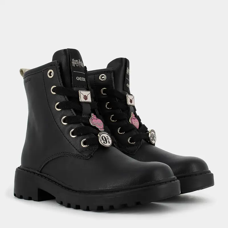 Geox Scarponcini Bambina Nero 3036131 miniatura 2