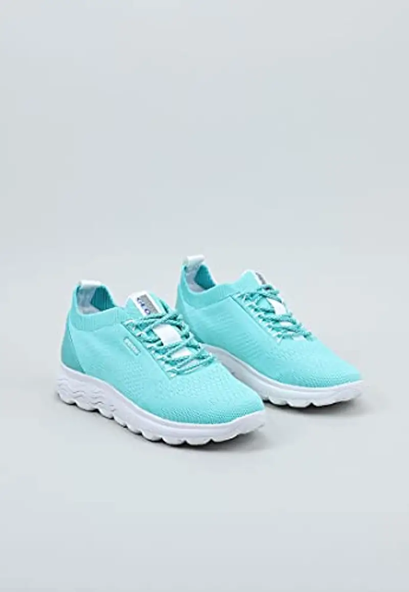 Geox Sneaker da Donna D Spherica, Turchese, 41 EU miniatura 3
