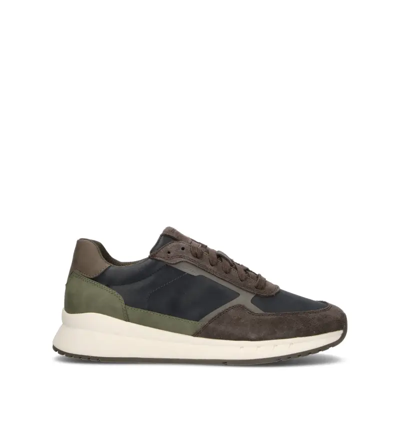 Sneaker uomo blu/marrone Vario