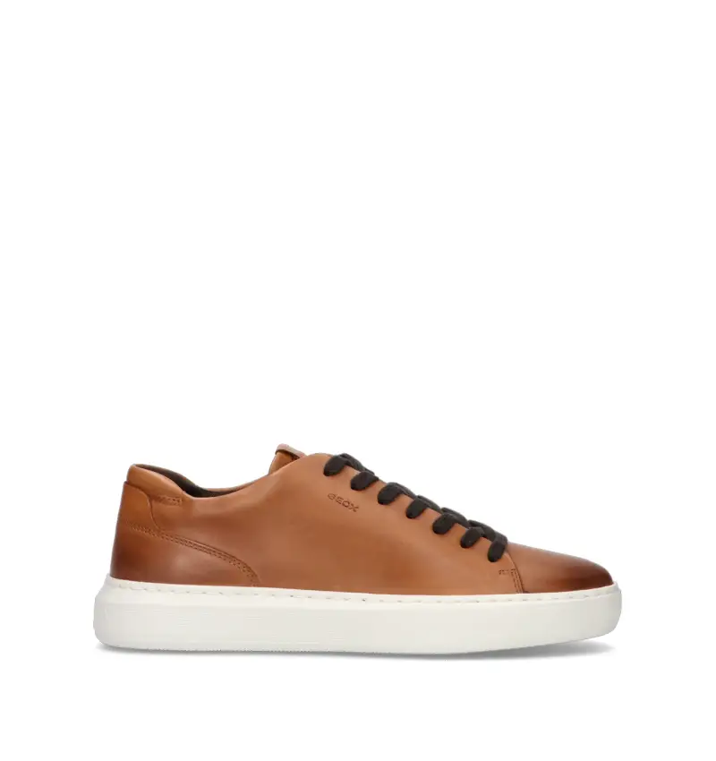 Sneaker uomo marrone in pelle Vario