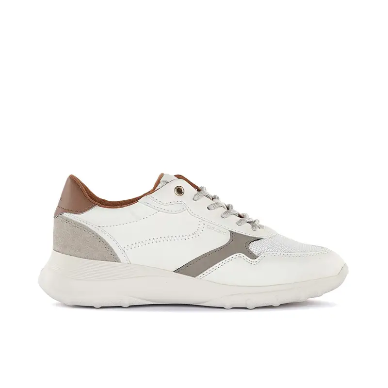 Sneakers bianche da donna con lacci