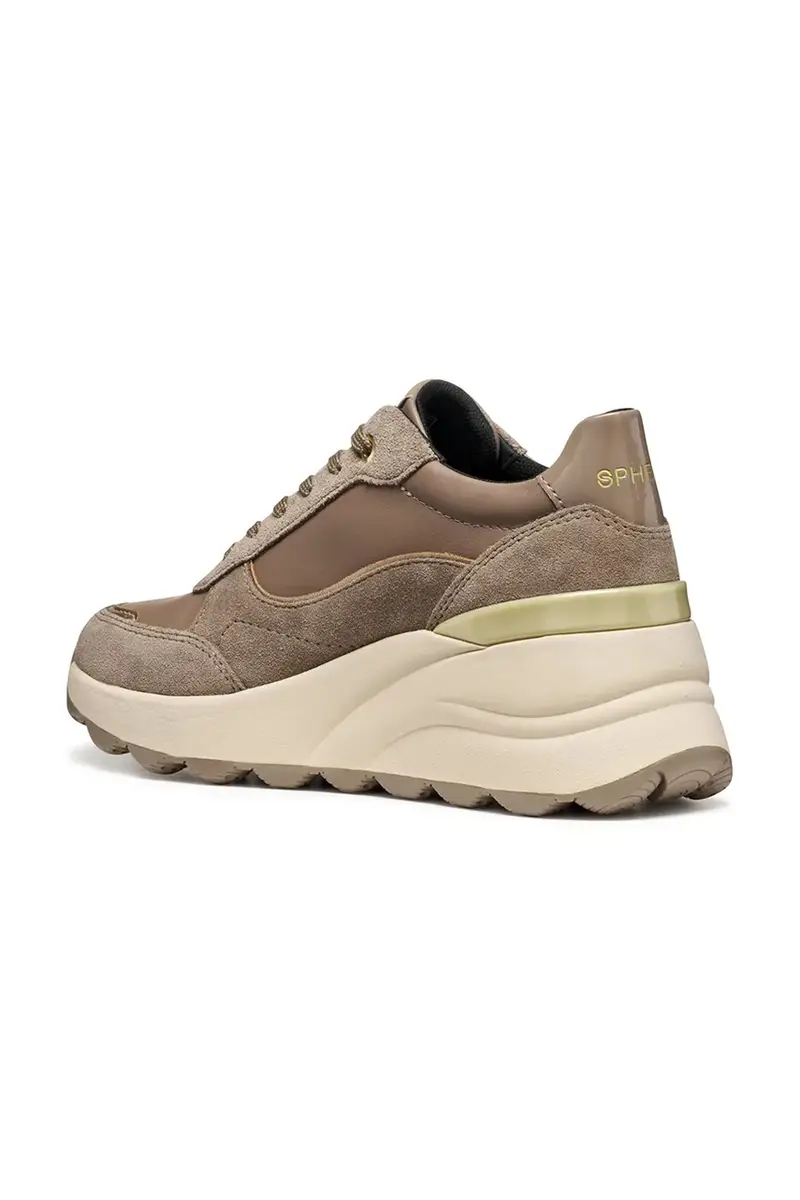 sneakers D SPHERICA EC13 donna colore marrone D45WAA 08522 C6029 miniatura 4