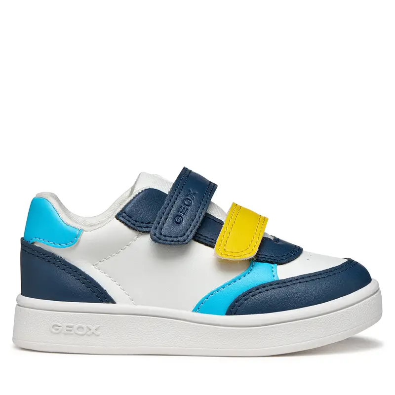 Sneakers Geox B Eclyper Boy B555LA 000BC CB41Z Bianco